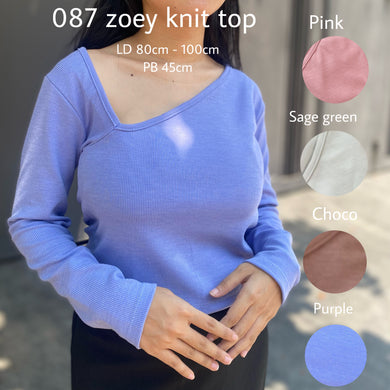087 zoey knit top