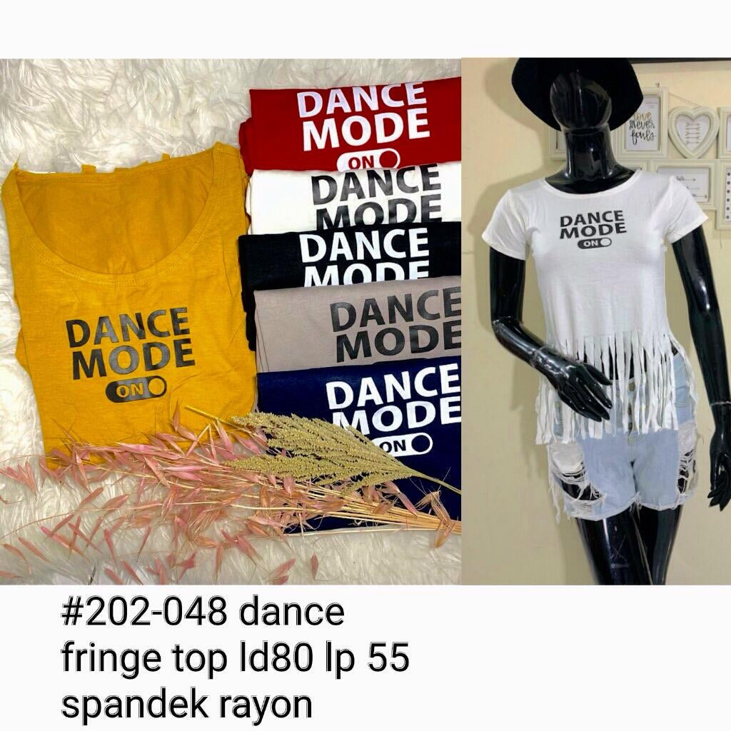 202-048 dance fringe top