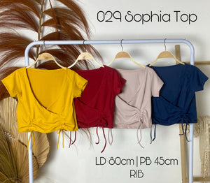 Sophia top 059 rib